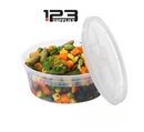 PLASTIC DELI CONTAINER COMBO (with lid) - 8 OZ DYNASTY (240)