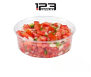 PLASTIC DELI CONTAINERS (lid sold separately) 8 OZ REGULAR CLEAR (500)