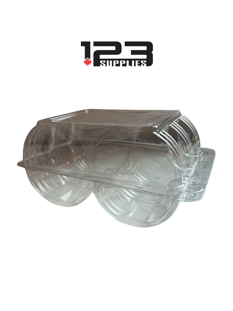 6 DONUT CAKE CLEAR CLAMSHELL (192)