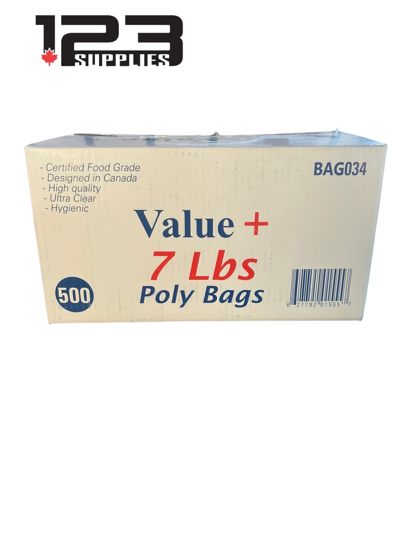 POLY BAGS 7LB (500)