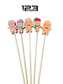 GINGERBREAD MAN SKEWERS (25 PACK)