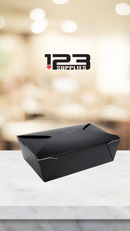 BLACK PAPER TAKE OUT BOX