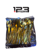 PLASTIC SPOON - GOLD (40)