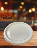 ROUND CATERING TRAY PLASTIC WHITE 18" (25)
