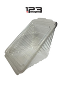 PLASTIC SANDWICH WEDGES HINGED - EXTRA WIDE - 7.1 X 4.6 X 3.2" (25)