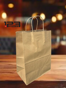KRAFT PAPER BAG WITH HANDLES 8 X 5 X 11 (250)