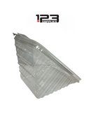 PLASTIC SANDWICH WEDGES HINGED - EXTRA WIDE - 7.1 X 4.6 X 3.2" (25)