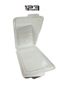 PLASTIC SANDWICH WEDGES HINGED - EXTRA WIDE - 7.1 X 4.6 X 3.2" (25)