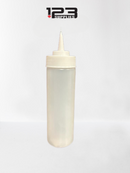 CLEAR SQUEEZE BOTTLE 12OZ (6 -PACK)