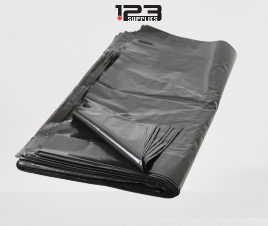 GARBAGE BAGS- STRONG  BLACK - 42 X 48 (150)