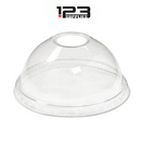DOME PLASTIC LID 16-24OZ (100)