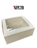 6 CUPCAKE BOX WITH WINDOW 10 X 10 X 4 (10)