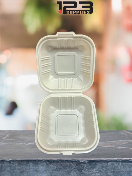 PEBBLE WHITE CONTAINER 5.5" X 5.5" (50)