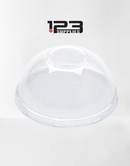 PLASTIC DESSERT LIDS 6-12 OZ - NO HOLE (50)