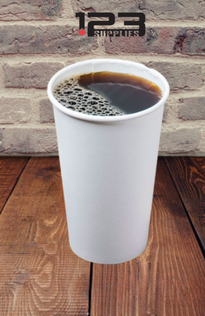 HOT COFFEE CUPS PLAIN 16 OZ (1000) - LIDS NOT INCLUDED
