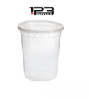PLASTIC DELI CONTAINER COMBO (with lid) - 32oz DYNASTY (240)