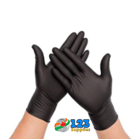 NITRILE GLOVES BLACK - LARGE MASTER CASE