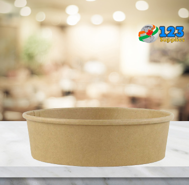 KRAFT PAPER SALAD BOWLS 16 OZ - LIDS NOT INCLUDED (50)