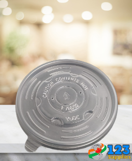PAPER SOUP CONTAINER LIDS 12 OZ (25)
