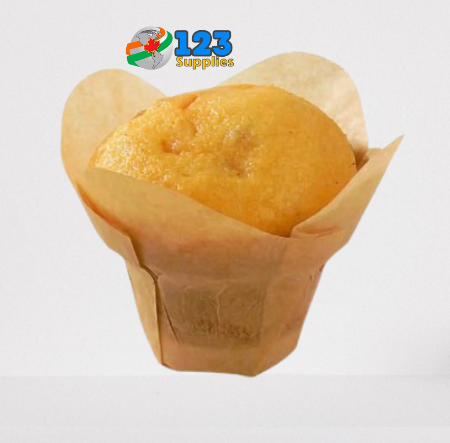 TULIP BAKING CUP KRAFT 3.25 X 2" (100)