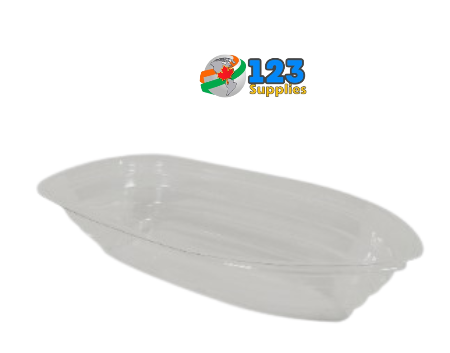 CLEAR BANANA BOAT 12 OZ (125)