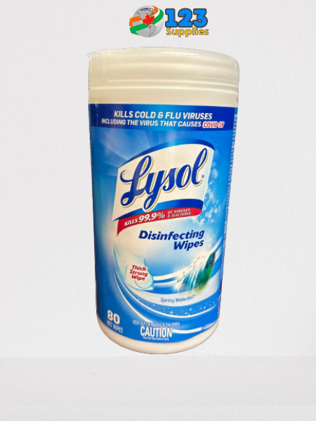 LYSOL DISINFECTING WET WIPES (80)