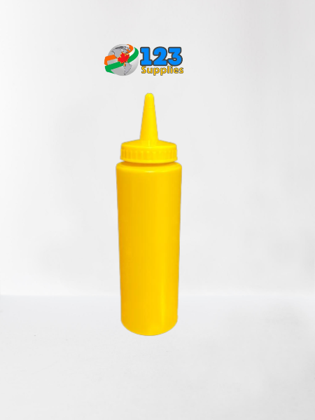 YELLOW SQUEEZE BOTTLE 8OZ