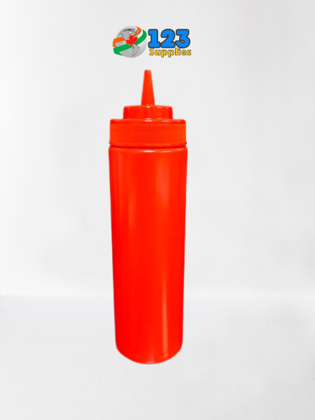 RED KETCHUP SQUEEZE BOTTLE 24OZ