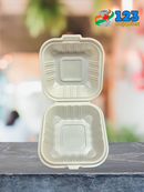 PEBBLE WHITE CONTAINER 5.5" X 5.5" (250)