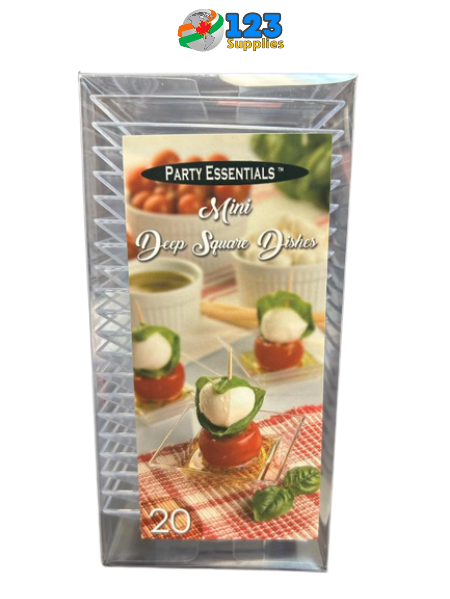 MINI DEEP SQUARE DISHES (20)