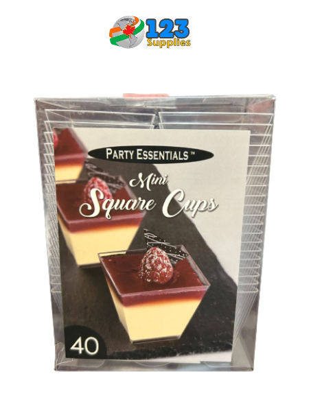 MINI SQUARE CUPS (40)