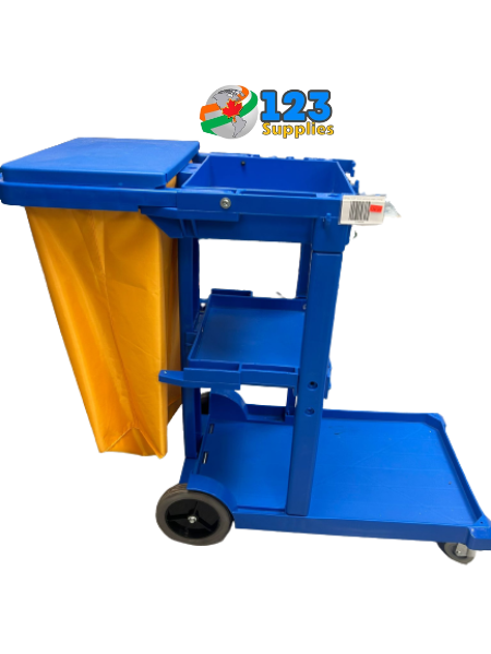 JANITORIAL CART - BLUE, WITHOUT COVER (14.2 kg)