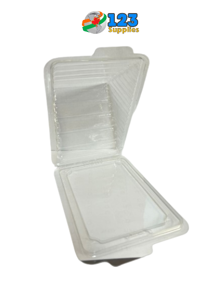 PLASTIC SANDWICH WEDGES HINGED - EXTRA WIDE - 7.1 X 4.6 X 3.2" (25)
