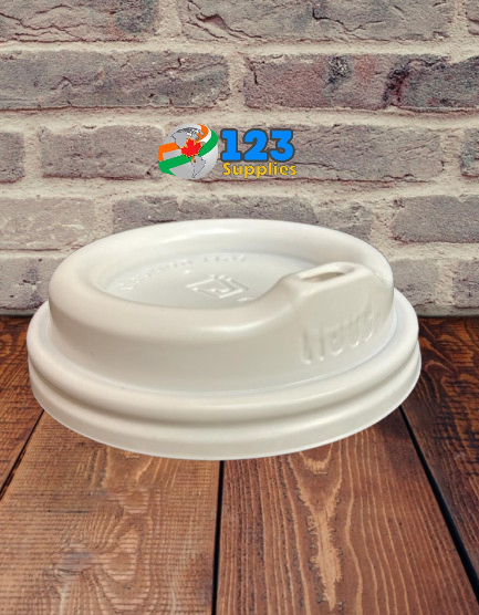 HOT COFFEE CUPS DOME LIDS WHITE 12 - 24 OZ (50)