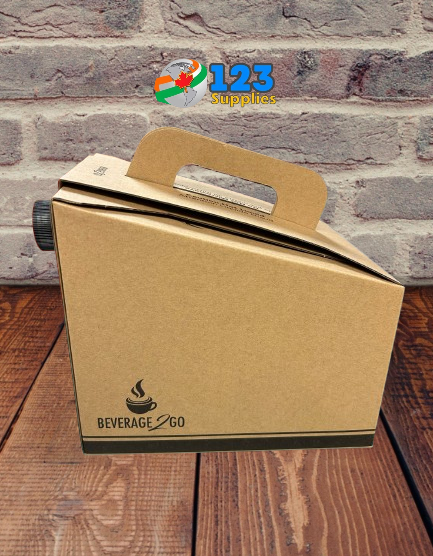 PAPER KRAFT COFFEE TRAVELLER CONTAINER 96OZ (UNIT)
