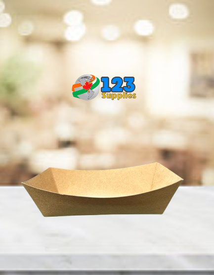FOOD TRAY KRAFT 2LB (100)