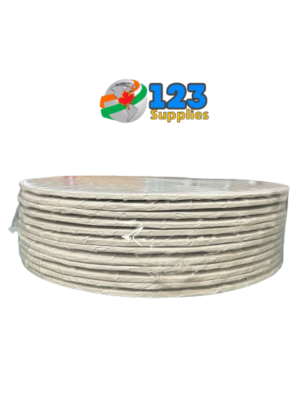 ROUND CAKE BOARD WHITE 12" (24) 1/4