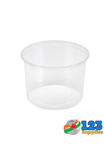 PLASTIC DELI CONTAINERS (lid sold separately) 16 OZ HEAVY - MAPLE LEAF (500)