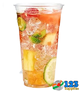 PLASTIC PET CUPS 24 OZ (500)