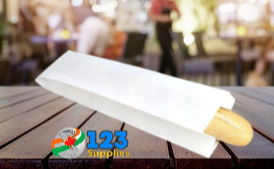 BREAD BAGS PLAIN 4 X 2 X 24" (1000)