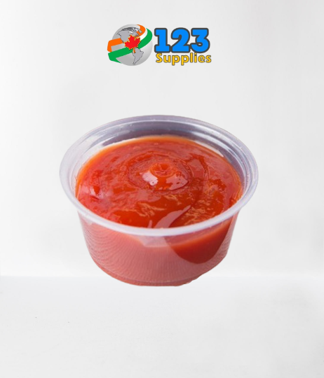 PORTION CUPS 2 OZ CLEAR (250) LIDS NOT INCLUDED