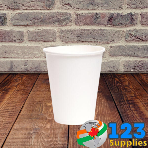 HOT COFFEE CUPS PLAIN 8 OZ (50) - LIDS NOT INCLUDED