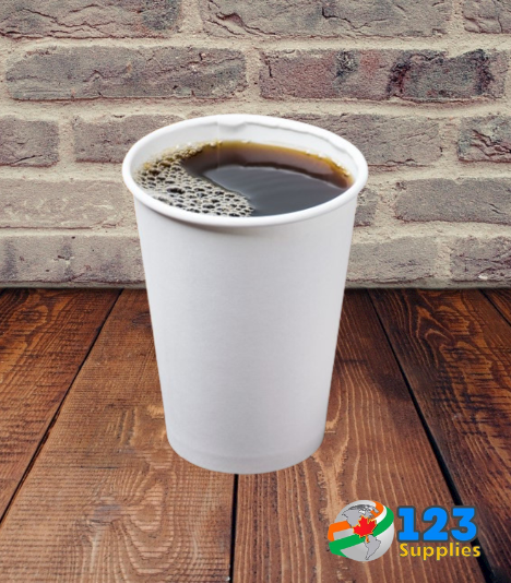 HOT COFFEE CUPS PLAIN 12 OZ (1000) - LIDS NOT INCLUDED