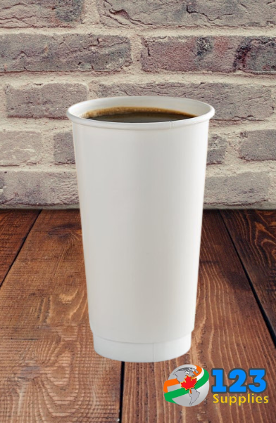 HOT COFFEE CUPS PLAIN 20 OZ (50) - LIDS NOT INCLUDED