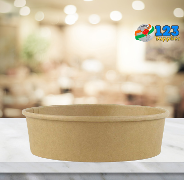 KRAFT PAPER SALAD BOWLS 16 OZ (200) - LIDS NOT INCLUDED