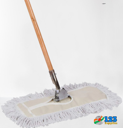DUST MOPS COMPLETE SET WITH HANDLE 12"