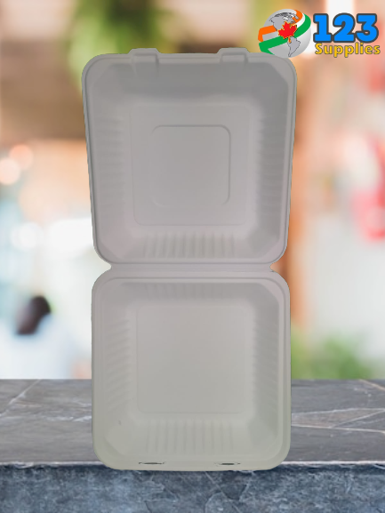 EVERGREEN BIODEGRADABLE CONTAINERS - 9 x 9 x 3 (50)
