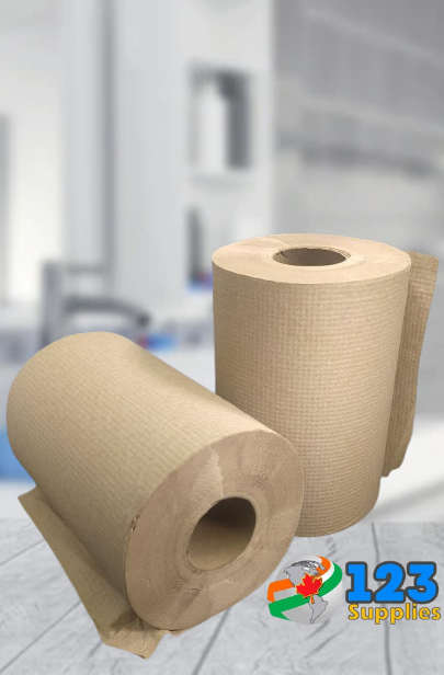 HAND TOWEL ROLLS - EVEREST PRO BRAND - KRAFT 300' (12 ROLLS)