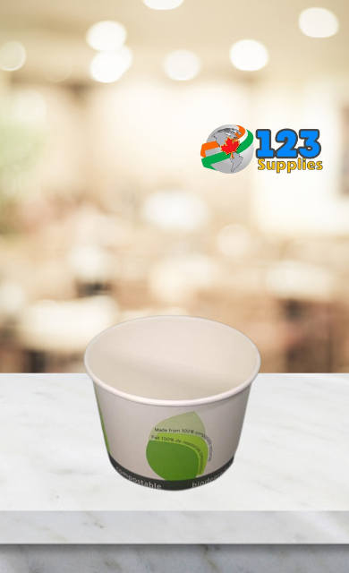 ECO FRIENDLY SOUP CONTAINERS 16 OZ (500) - LIDS NOT INCLUDED