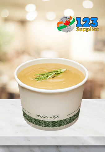 ECO FRIENDLY SOUP CONTAINERS 16 OZ (100) - LIDS NOT INCLUDED